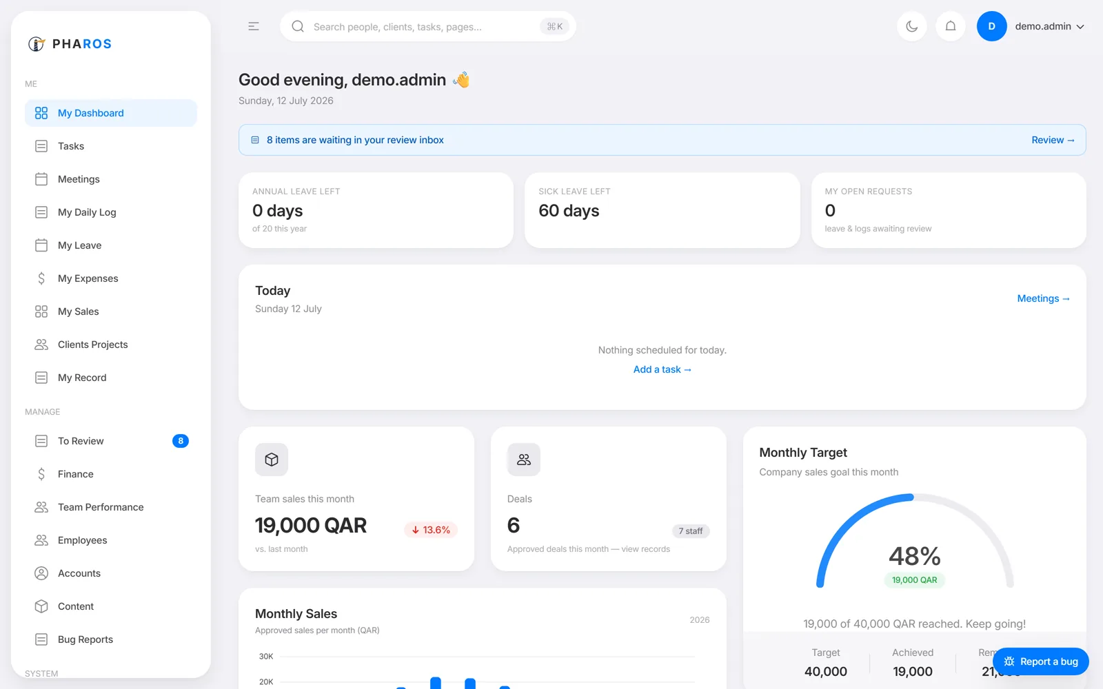 Pharos screenshot